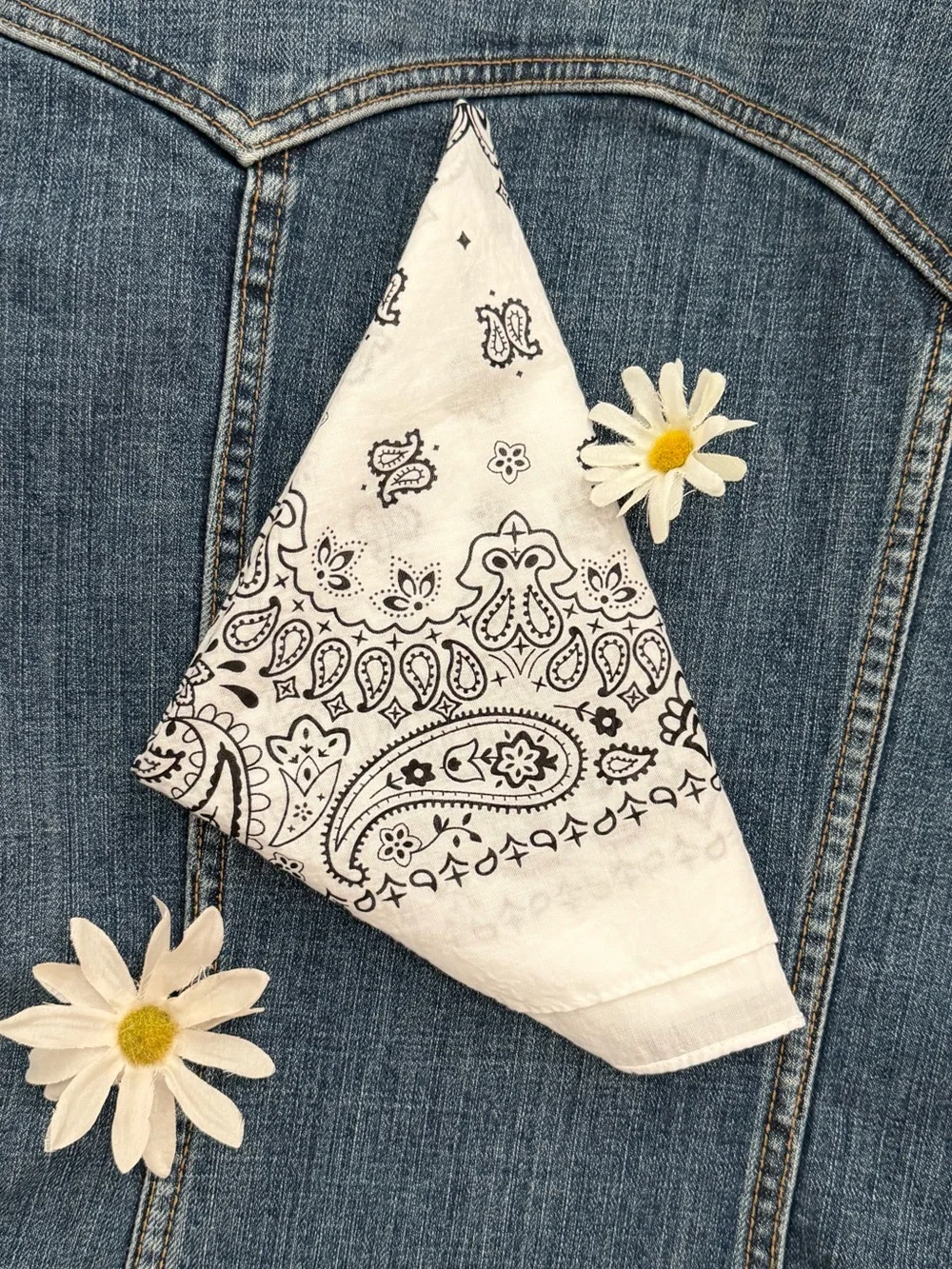 BANDANA Bandanas Set ⭐️NWT “Americana” Cotton Red, White, Blue (SET OF 4).  (S)